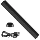 Sound-Reactive RGB LED Light Bar, 32-LED Music Visualizer, Black