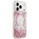 Guess Resin Bottom Glitter MagSafe Case for iPhone 18 Pro Max / 17 Pro Max, Pink