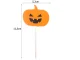 Halloween Cake and Cupcake Toppers, 5 pcs, Orange