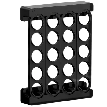 Coffee Capsule Holder, Wall / Freestanding Stand, 20 pcs, Black