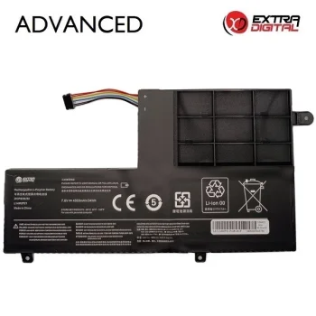 Laptop Battery Lenovo L14M2P21, 4500mAh, 7.6V, Extra Digital