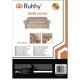Ruhhy 00026184 Elastic Sofa Cover 190-230 cm, Beige