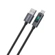 Dudao L7T USB-A to USB-C 66W Cable with LED Display 1m - Black