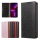 Magnet Strap Case for iPhone 14 Pro Max Flip Wallet Case with Lanyard, Black