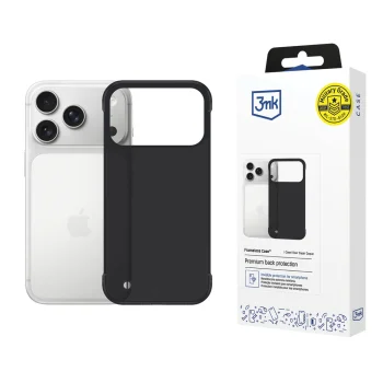 3Mk Protection iPhone 17 Pro Case Matt Case, Matte Black