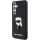 Karl Lagerfeld Samsung Galaxy S24 Case 3D Rubber Ikonik NFT, Black