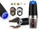 Electric Gravity Salt and Pepper Grinder with LED Light