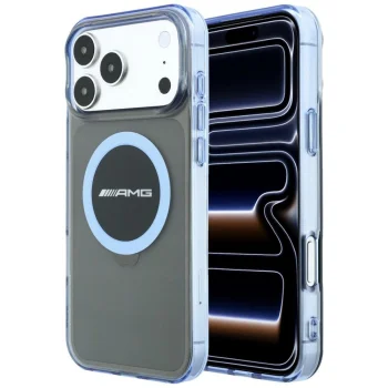 Mercedes AMG MagSafe Case for iPhone 18 Pro Max / 17 Pro Max, Black/Blue