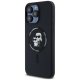 Apple iPhone 15 Pro Max 6.7\'\' Karl Lagerfeld Karl&Choupette Glitter MagSafe Cover Case, Black