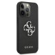 Guess Saffiano 4G Metal Logo Case for iPhone 13 Pro / 13, Black