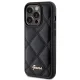 Guess Quilted Metal Logo Case for iPhone 15 Pro Max - Black