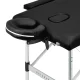 Balance Folding Massage Table, Aluminum, 2 Segments, Black
