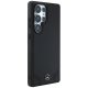 Mercedes Leather Curved Stitches Case for Samsung Galaxy S25 Ultra Black