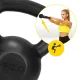 4FIZJO Cast Iron Kettlebell 14 kg, Black