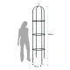 Plonos Garden Pergola Column 200 cm Black