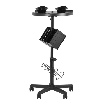Gabbiano 188 Timer Hairdressing Trolley, Black