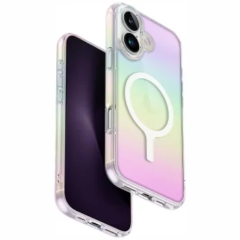 Uniq Iridescia Magclick Case for iPhone 16 Multicolor
