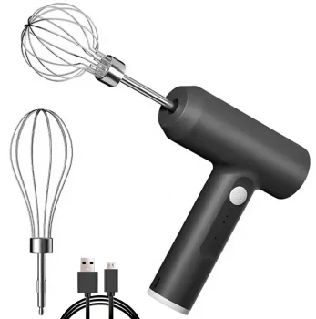 Cordless Hand Mixer (60-Pack) Rechargeable Portable Kitchen Mixer for Baking