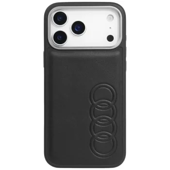 Audi TT Synthetic Leather MagSafe Case for iPhone 17 Pro - Black