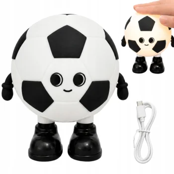 Silicone LED Night Light Football, RGB, 3 Modes