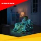 Kruzzel 2-in-1 Convertible Kids Plush Armchair and Lounger 26381