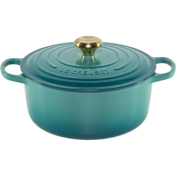Le Creuset Signature Round Casserole 26 cm, Riviera Blue