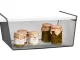 Hanging Metal Basket / Under Shelf Organizer, Black