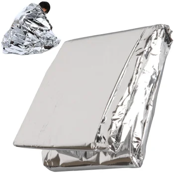 Emergency Thermal Blanket 140x210 cm, Silver