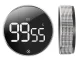 Digital Kitchen Timer with Magnet, Black