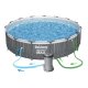 Bestway 561GD Power Steel Frame Pool 457 x 107 cm, 13-in-1 Set