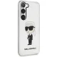 Karl Lagerfeld Transparent Case for Samsung Galaxy S23 KLHCS23SHNIKTCT