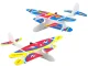 Flying Foam Airplane Toy with USB Electric Motor, Red