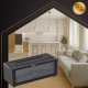 Aroma Diffuser & Humidifier with Flame Effect Ruhhy 26453, 150ml, Black
