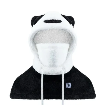 Ski Balaclava _ Panda _ For Kids / Adults Size L - Black / White _ Qunature