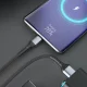 3mk Hyper Cable N-SERIES USB-A to USB-C Cable 2m 18W, Black