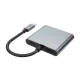 Tech-Protect HB08 4in1 USB-C to 2x HDMI, USB-A, USB-C PD 100W Adapter - Gray