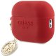 Чехол Guess для AirPods Pro 2 3D Rubber 4G Diamond Charm, красный