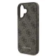 Guess 4G Classic Case for iPhone 16, Brown