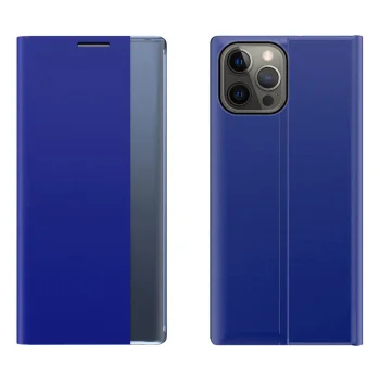 Atverčiamasis dėklas iPhone 13 Pro su išmaniuoju langeliu Sleep Case, mėlynas