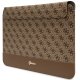 Чехол-конверт Guess 4G Stripe Metal Logo для ноутбука 14\", коричневый