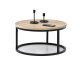 ModernHome Round Industrial Loft Coffee Table 60 cm