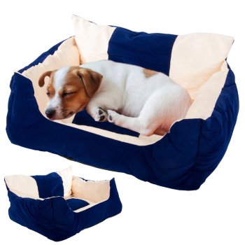 Soft Pet Bed S for Dogs and Cats with Non-Slip Base