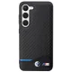 BMW Leather Carbon Case for Samsung Galaxy S23+ Black