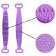 Bath Sponge Shower Body Massager Silicone Brush, Blue