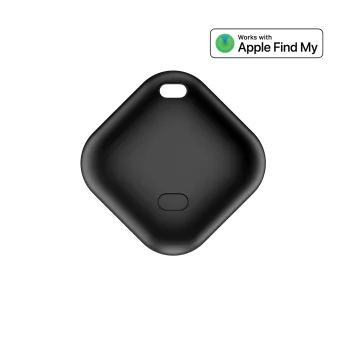 Setty TAG 02 Find My Square Smart Tracker with Case, Black