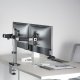 Ergo Office ER-449 Dual Monitor Desk Mount, 17\"-32\", up to 9kg
