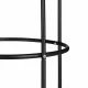 Metal Garden Pergola for Plants, 196 cm, Black