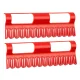 Massido Sock Holders for Clothes Drying Rack, 2 Pcs, Red