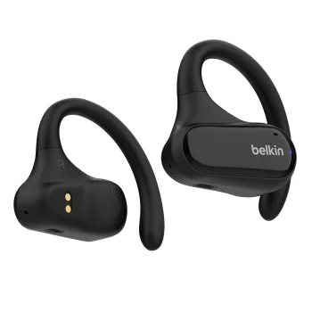 Belkin SoundForm Clearfit Wireless Open-Ear Headphones, Black