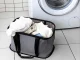 Foldable Laundry Basket / Bag, 54x37x23 cm, Grey